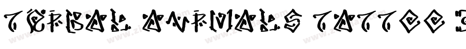 Tribal Animals Tattoo Designs字体转换